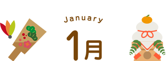 1月